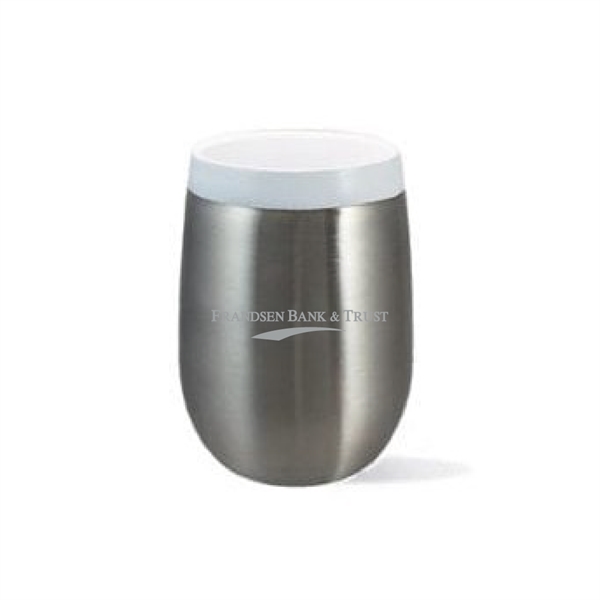 9 oz. wine tumbler with stainless steel exterior, ceramic inner coating... from ASI 99030 Zipline / Zipline®