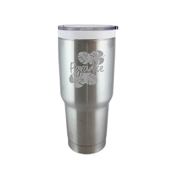 32 oz. tumbler with stainless steel exterior, ceramic inner coating, double... from ASI 99030 Zipline / Zipline®
