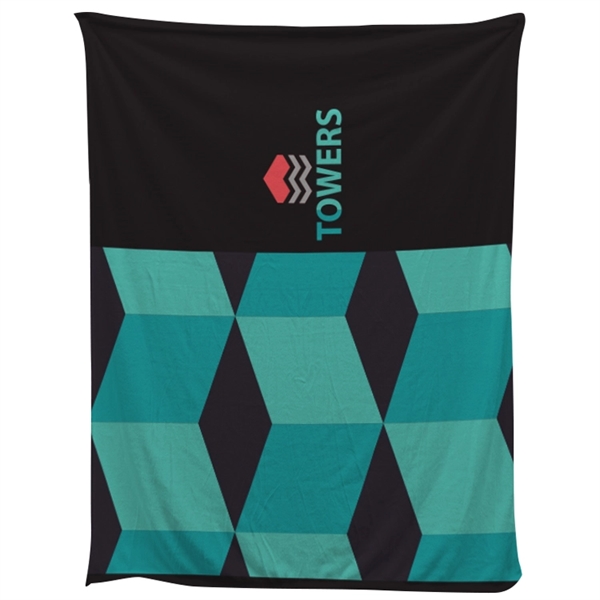 Price includes edge to edge full color printing, Made From Micro-Mink/Sherpa... from ASI 67557 LimeLight Ent / Limelight USA