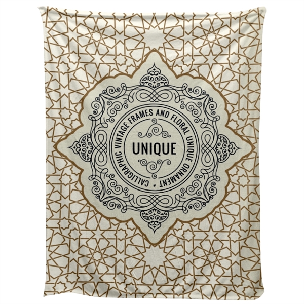 Price includes edge to edge full color printing, Made From Micro-Mink/Sherpa... from ASI 67557 LimeLight Ent / Limelight USA