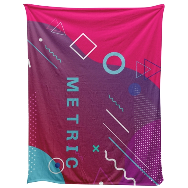 Price includes edge to edge full color printing, Made From Micro-Mink/Sherpa... from ASI 67557 LimeLight Ent / Limelight USA