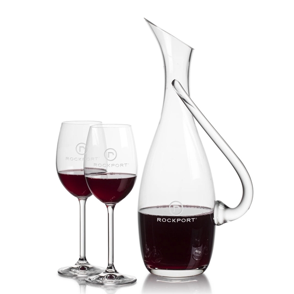 Uxbridge Carafe & 2 Wine glasses.... from ASI 84592 St Regis Group