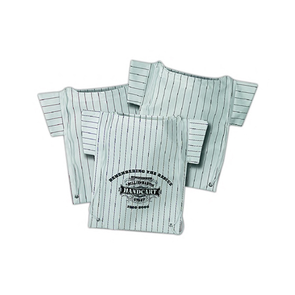 13" x 16" - Striped backpack bag made of polypropylene.... from ASI 35500 American Greenwood Inc