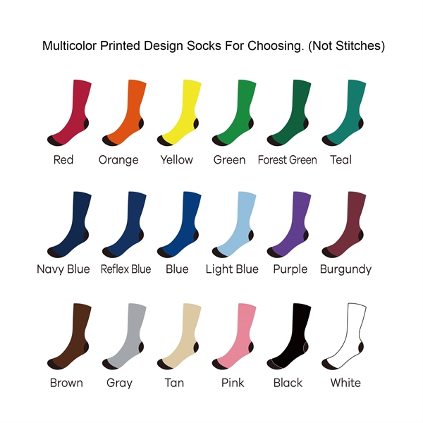 Create fully customized stitched socks for your team, school, college, or... from ASI 41511 Brainchild USA Inc / BrainChild Gift Club