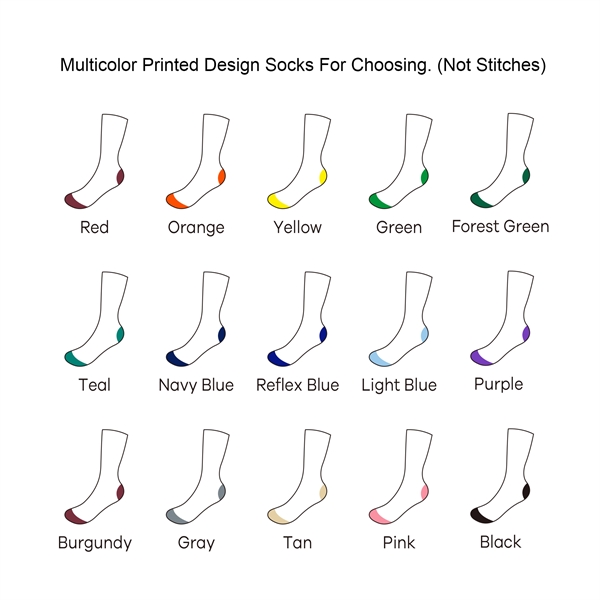 Create fully customized stitched socks for your team, school, college, or... from ASI 41511 Brainchild USA Inc / BrainChild Gift Club