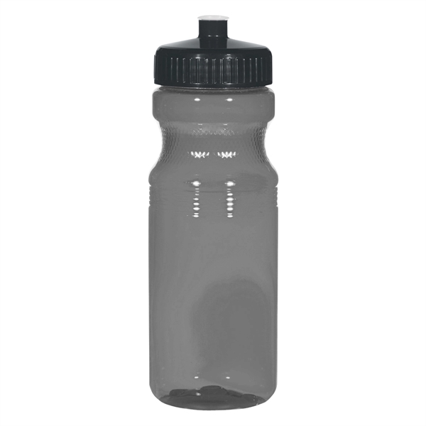 24 Oz. Poly-Clear Fitness Bottle. White and Translucent: Made With PET... from ASI 61125 Hit Promotional Products / Hit®
