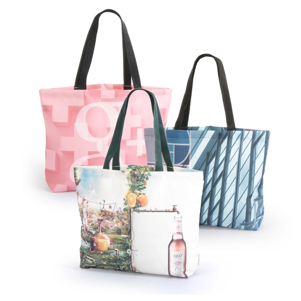 Full color tote bag with polyweb handles.... from ASI 66230 Landes Inc