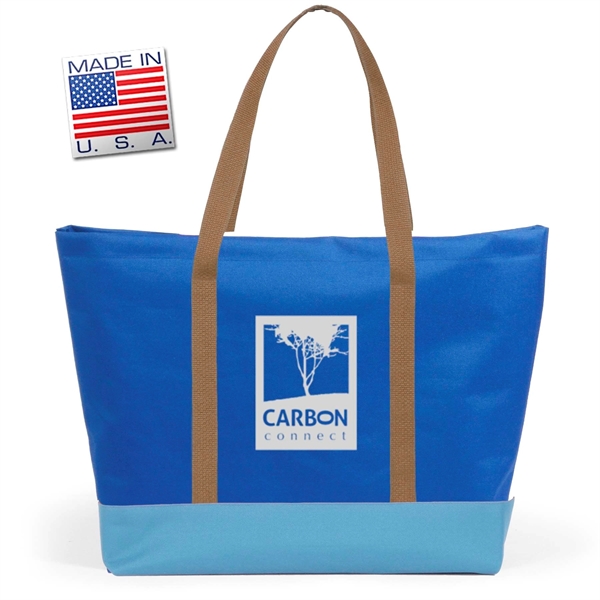 Double bottom boat tote bag made from polycord and polyweb handles... from ASI 66230 Landes Inc