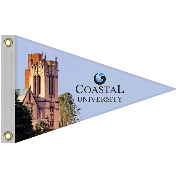 12" x 18" Double Sided Knitted Polyester Pennant Boat Flag... from ASI 80228 Quinn