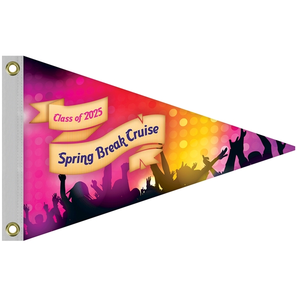 16" x 24" Single Reverse Knitted Polyester Pennant Boat Flag... from ASI 80228 Quinn