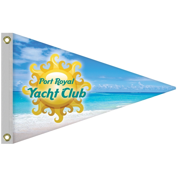 24" x 36" Single Reverse Knitted Polyester Pennant Boat Flag... from ASI 80228 Quinn