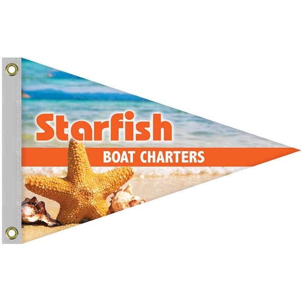 24" x 36" Double Sided Knitted Polyester Pennant Boat Flag... from ASI 80228 Quinn