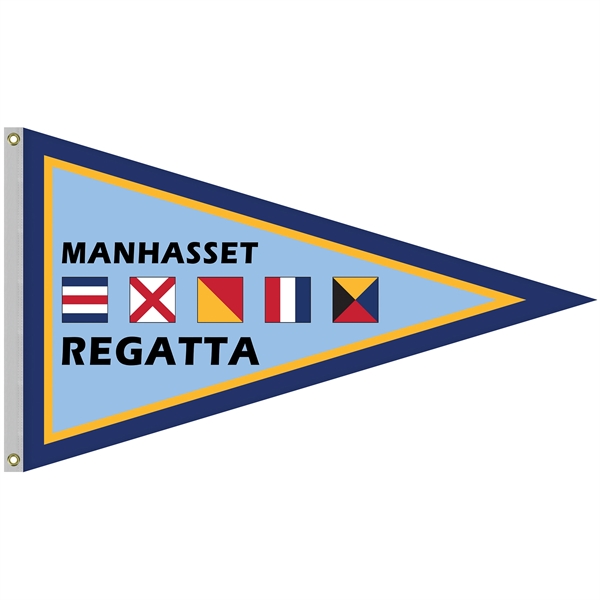 36" x 60" Double Sided Knitted Polyester Pennant Boat Flag... from ASI 80228 Quinn