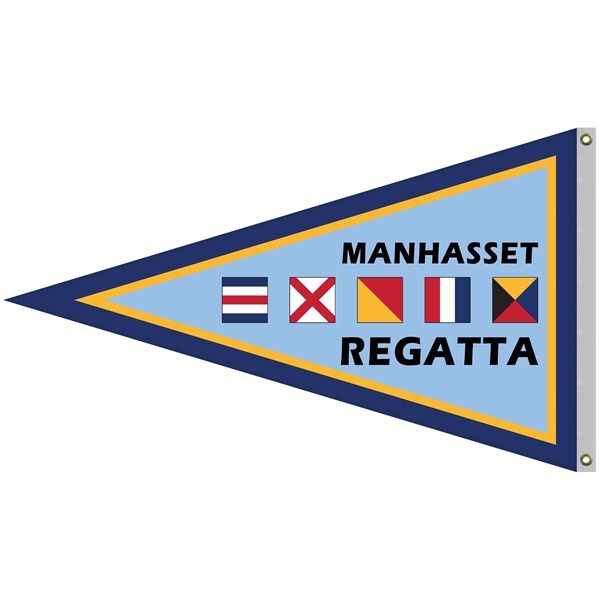 36" x 60" Double Sided Knitted Polyester Pennant Boat Flag... from ASI 80228 Quinn