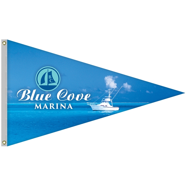 36" x 60" Double Sided Knitted Polyester Pennant Boat Flag... from ASI 80228 Quinn