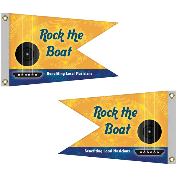 16" x 24" Double Sided Knitted Polyester Swallowtail Boat Flag... from ASI 80228 Quinn