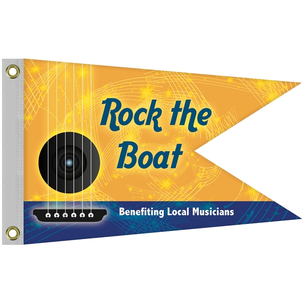 16" x 24" Double Sided Knitted Polyester Swallowtail Boat Flag... from ASI 80228 Quinn