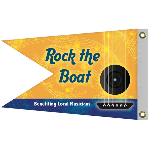 16" x 24" Double Sided Knitted Polyester Swallowtail Boat Flag... from ASI 80228 Quinn