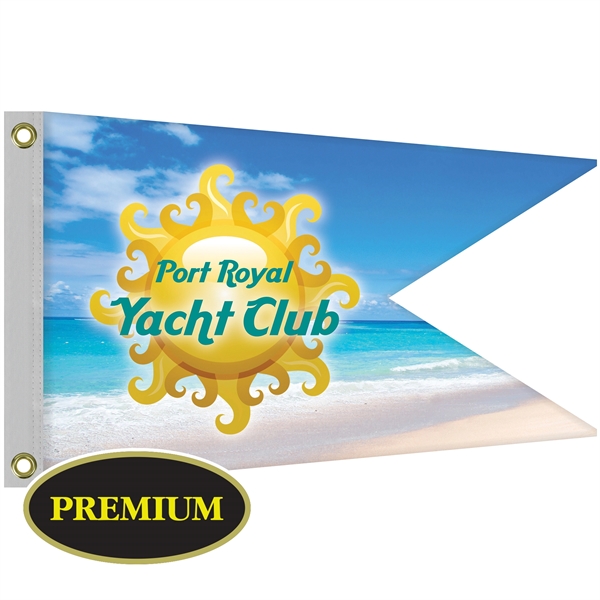 24" x 36" Single Reverse Knitted Polyester Swallowtail Boat Flag... from ASI 80228 Quinn