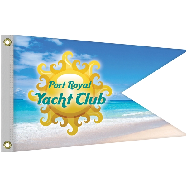 24" x 36" Single Reverse Knitted Polyester Swallowtail Boat Flag... from ASI 80228 Quinn