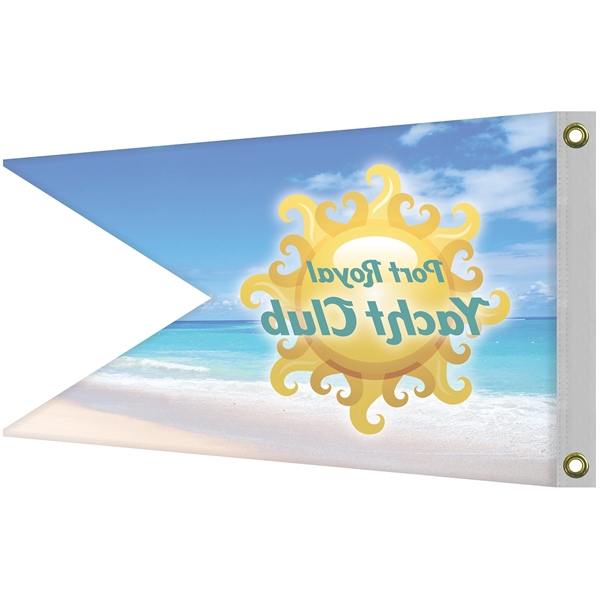 24" x 36" Single Reverse Knitted Polyester Swallowtail Boat Flag... from ASI 80228 Quinn