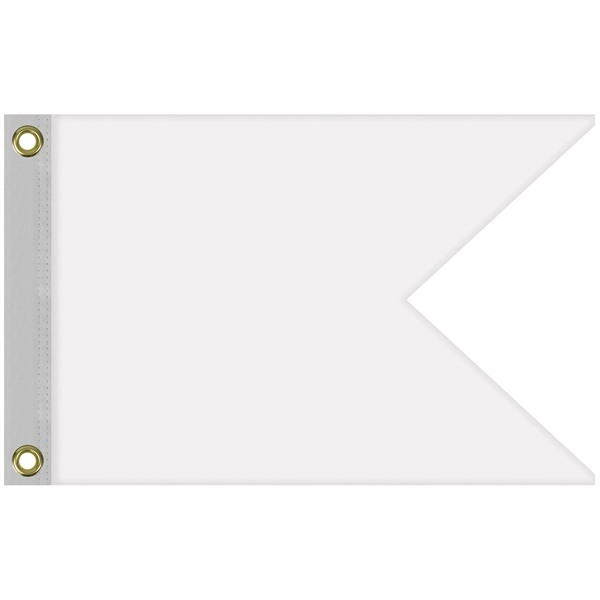 12" x 18" Single Reverse Knitted Polyester Guidon Boat Flag... from ASI 80228 Quinn