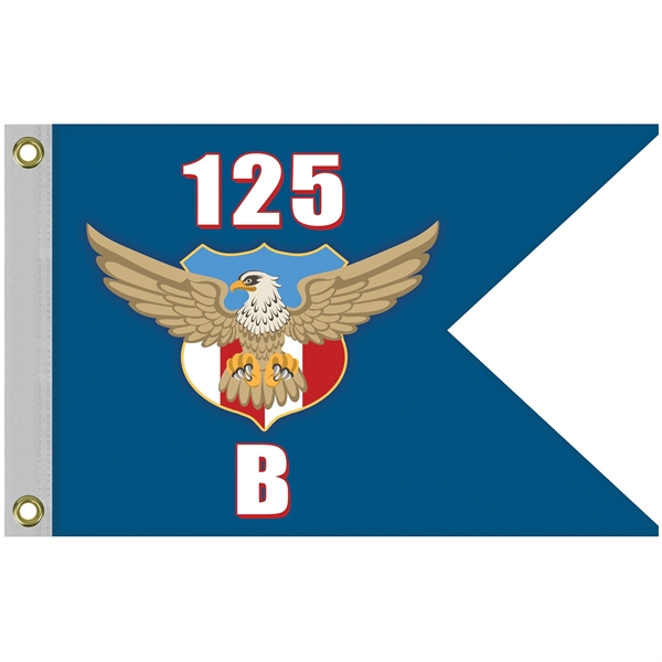 16" x 24" Single Reverse Knitted Polyester Guidon Boat Flag... from ASI 80228 Quinn