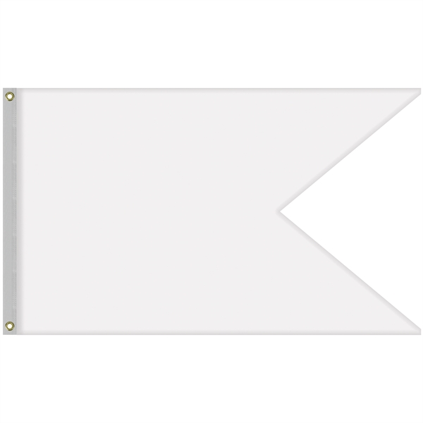 36" x 60" Single Reverse Knitted Polyester Guidon Boat Flag... from ASI 80228 Quinn