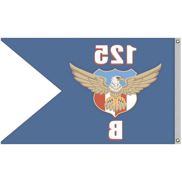 36" x 60" Single Reverse Knitted Polyester Guidon Boat Flag... from ASI 80228 Quinn