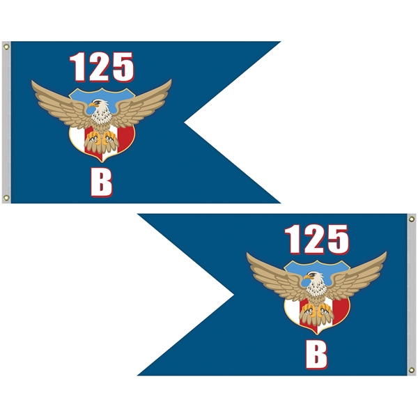 36" X 60"  Double Sided Knitted Polyester Guidon Boat Flag... from ASI 80228 Quinn