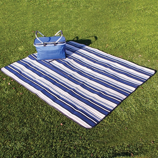 Plush all-purpose picnic blanket. 100% polyester. Water-resistant.... from ASI 30112 ACE Products / Ace Line