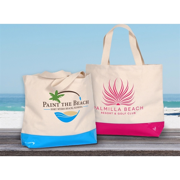 Stunning tote bag made from 15 oz. natural A-grade canvas combined... from ASI 66230 Landes Inc