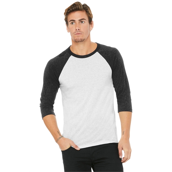 BELLA+CANVAS Unisex 3/4-Sleeve Baseball Tee.... from ASI 84863 SanMar