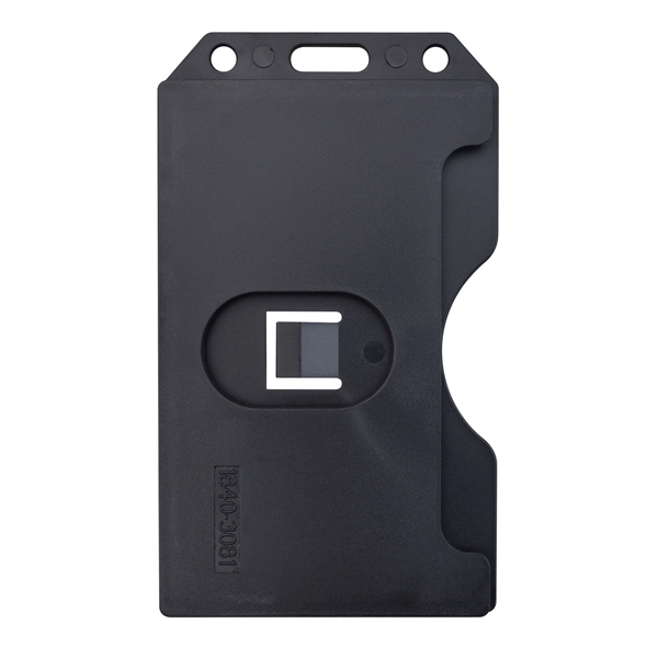 Rugged multi-card rigid plastic badge holders fit one 30 mil card... from ASI 79898 Promovision / PROMOVISION