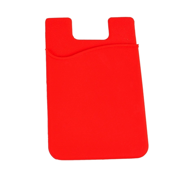 Silicone card sleeve featuring an adhesive back.... from ASI 57956 Graphco line