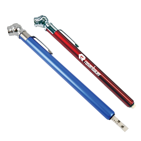 Aluminum tire gauge with chrome and accents and measures up to... from ASI 57956 Graphco line