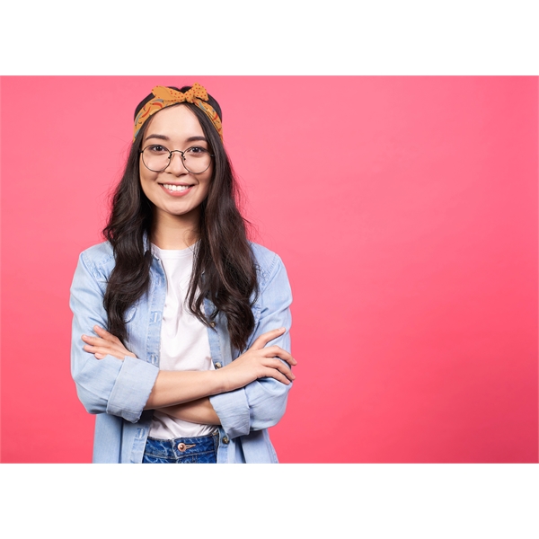 Full color dye sublimated bandana, 22" x 22", polyester... from ASI 45657 Pop! Promos