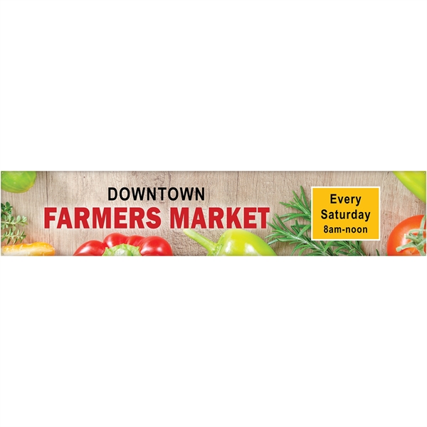 3' x 15' Digitally printed 15 oz. vinyl banner... from ASI 80228 Quinn