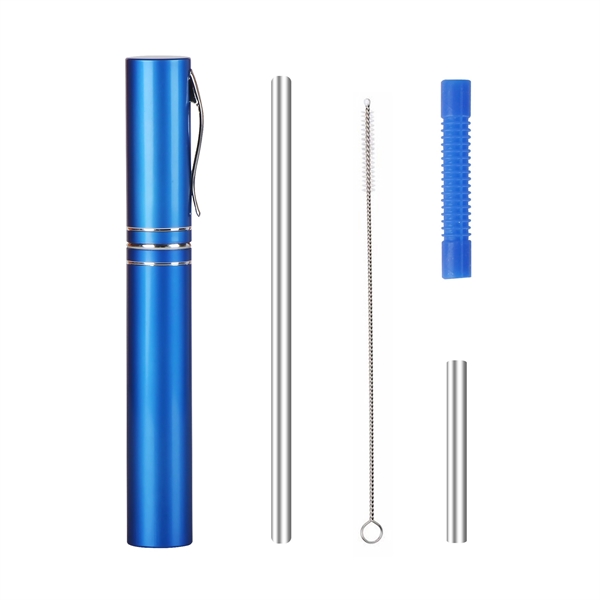 Collapsible straw and brush set... from ASI 98766 Yanlee Trading Co Ltd / Delite Promotional Products