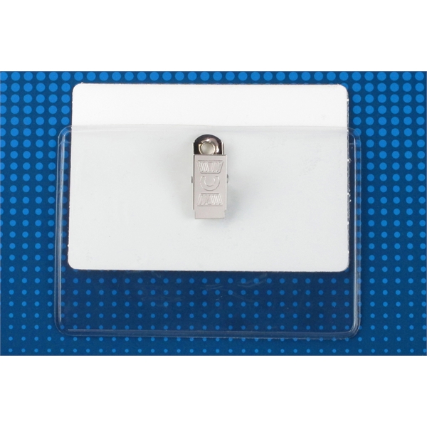 These premium quality government-size badge holders feature a rotating bulldog clip... from ASI 79898 Promovision / PROMOVISION