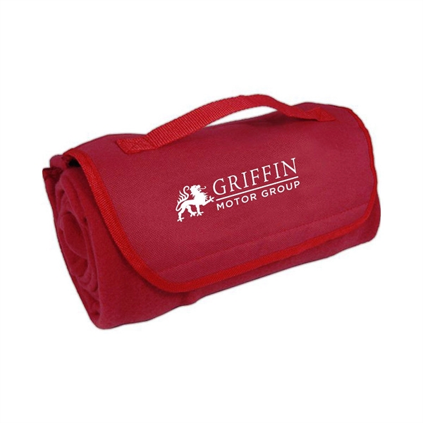 45" x 63" polyester fleece blanket with hook and loop closure... from ASI 68507 The Magnet Group / Perfect Line