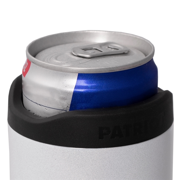 Stainless steel insulated can cooler for 12 oz. slim cans.... from ASI 61005 Hirsch Gift Inc