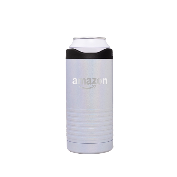 Stainless steel insulated can cooler for 12 oz. slim cans.... from ASI 61005 Hirsch Gift Inc