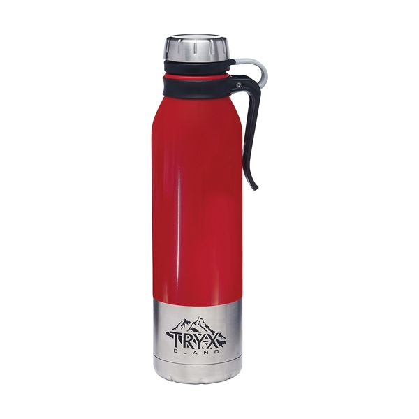 25 oz. stainless steel double wall vacuum insulated bottle with twist-on... from ASI 68507 The Magnet Group / Perfect Line