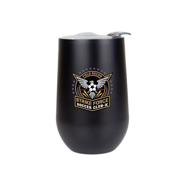 16 oz. stainless steel double wall insulated wine cup with spill-proof... from ASI 68507 The Magnet Group / Perfect Line