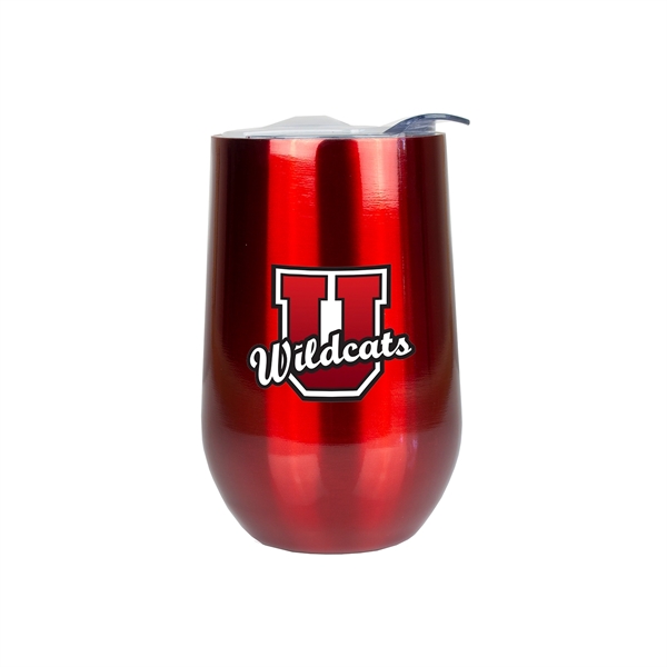 16 oz. stainless steel double wall insulated wine cup with spill-proof... from ASI 68507 The Magnet Group / Perfect Line