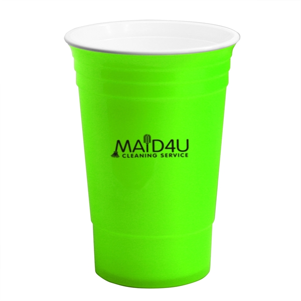 16 oz. party cup made of double wall insulated polypropylene.... from ASI 68507 The Magnet Group / Perfect Line