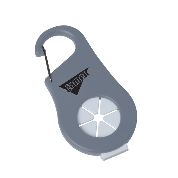 4.13" x 2.19" x 0.63" bottle and towel holder clip.... from ASI 68507 The Magnet Group / Perfect Line