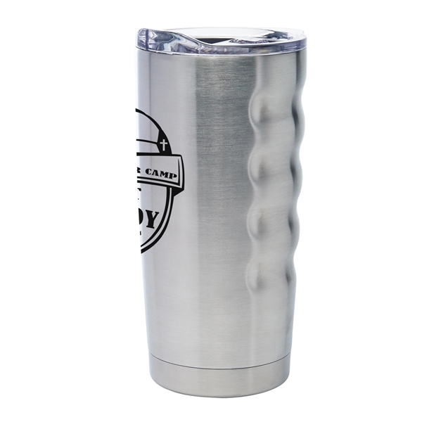 20 oz. double walled stainless steel tumbler with easy-to-grip design.... from ASI 68507 The Magnet Group / Perfect Line