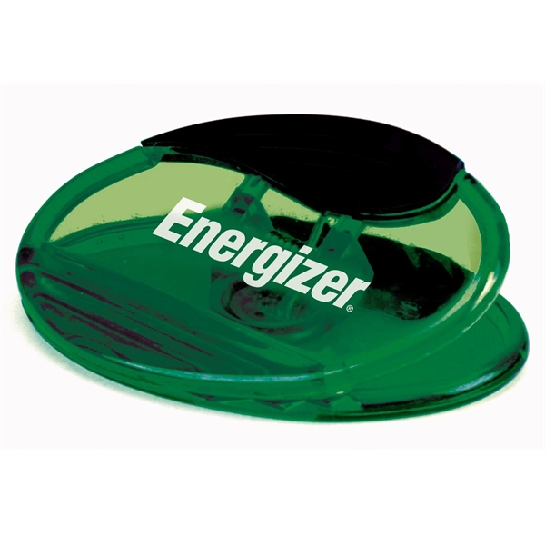 Oval shaped magnetic power clip with real rubber handles and customization... from ASI 68507 The Magnet Group / Innovations by Magnet™